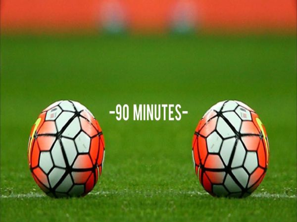 Một trận bóng đá có tổng cộng bao nhiêu phút theo luật bóng đá