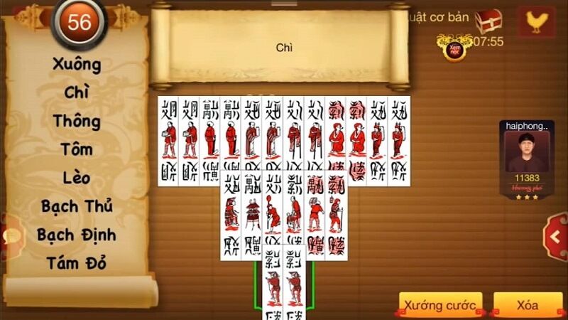 Nguyên tắc chơi game chắn