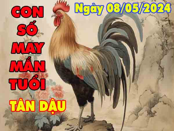 Thông tin con số may mắn tuổi Tân Dậu ngày 8/5/2024